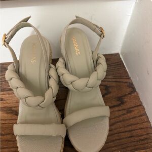 Kaanas Braided Sandals - Light Tan